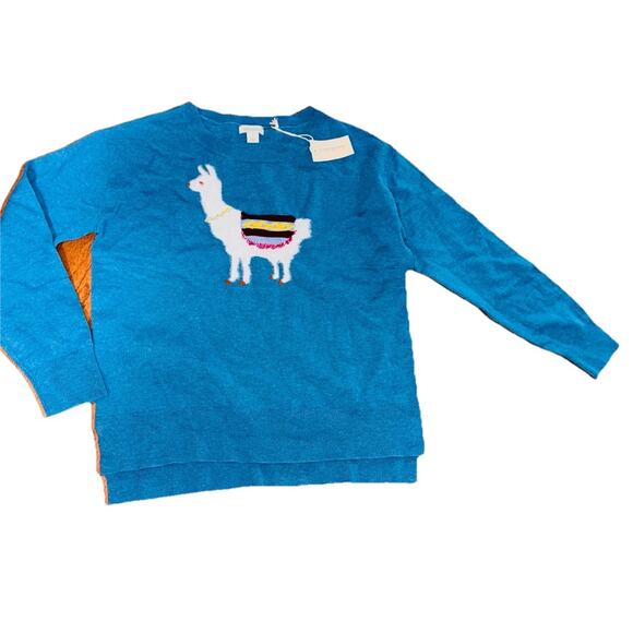 Sundance Sweaters - SUNDANCE Laid Back Llama Wool Blend Sweater sz Small Turquoise Blue NWT